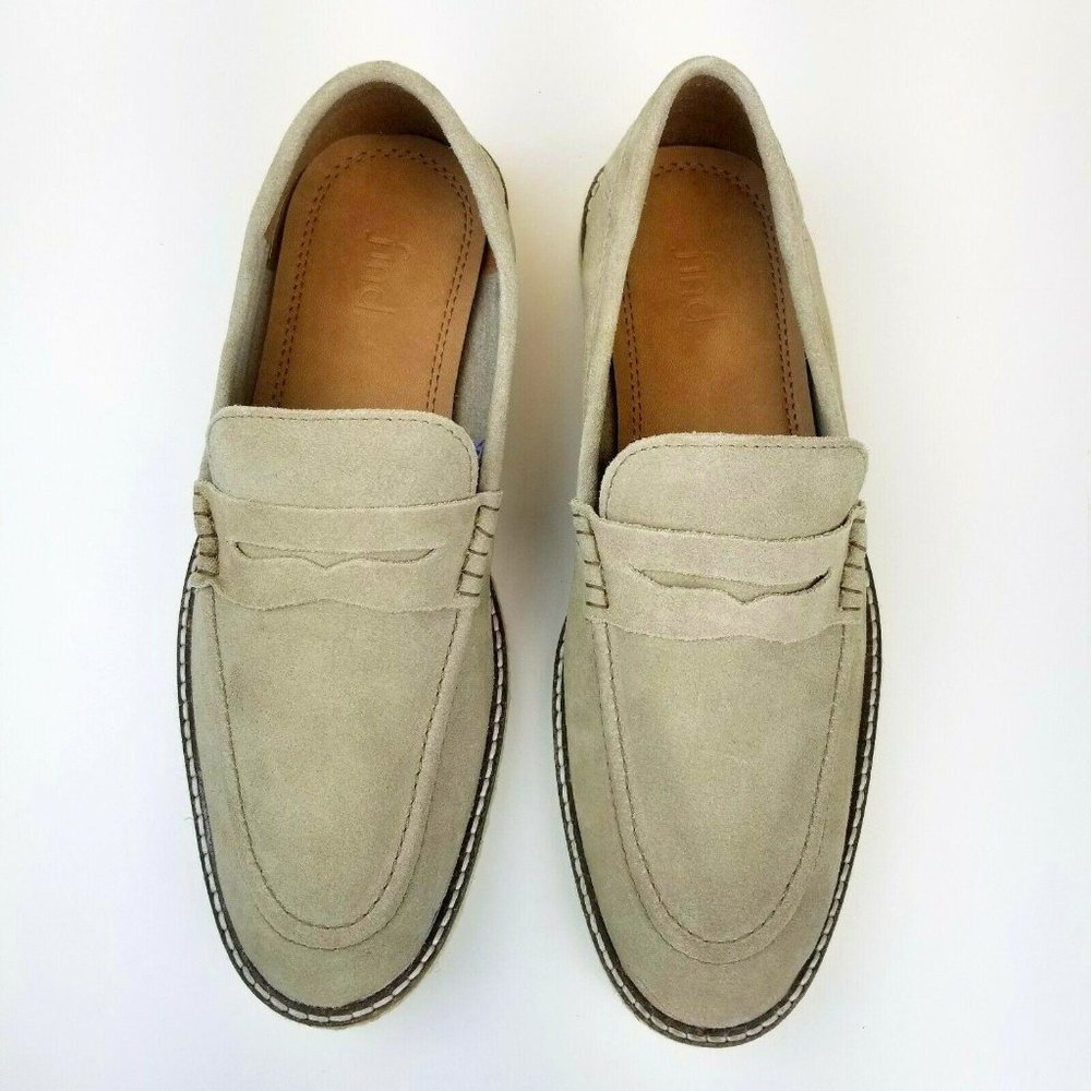Mens Size 7 Shoes Loafers Suede Slip Ons Boat Shoe